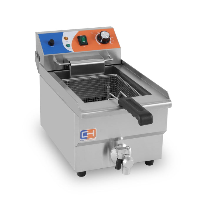 Freidora eléctrica 10 litros con grifo EF - 101V - FrigeriaHosteleria.com
