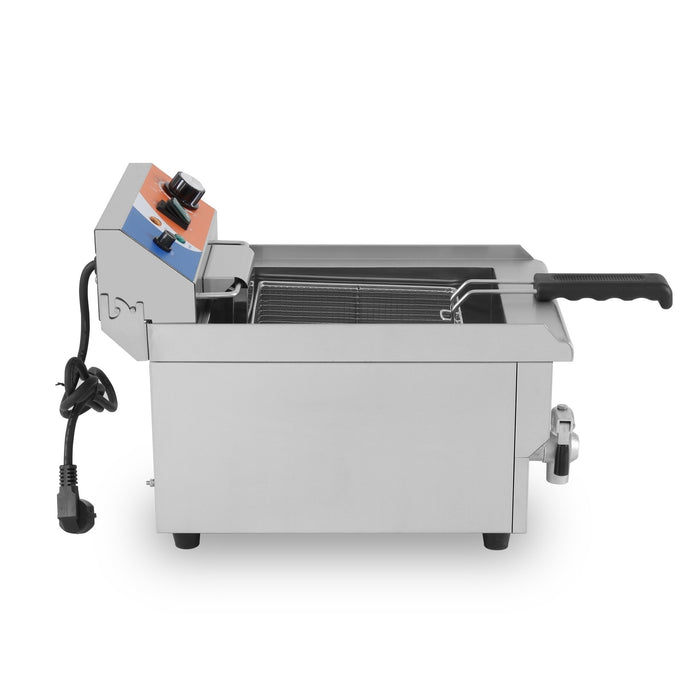 Freidora eléctrica 10 litros con grifo EF - 101V - FrigeriaHosteleria.com