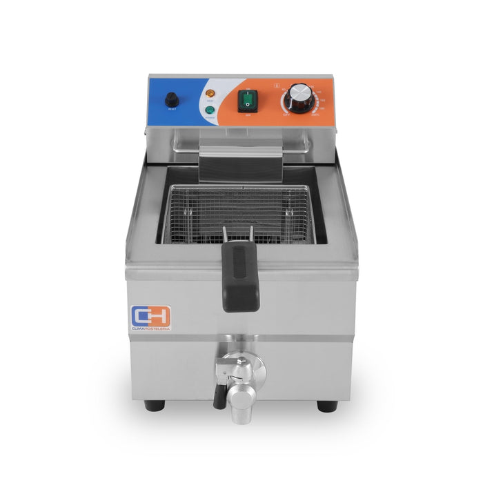 Freidora eléctrica 10 litros con grifo EF - 101V - FrigeriaHosteleria.com