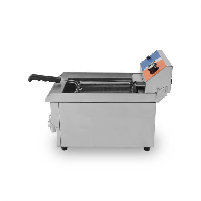 Freidora eléctrica 12 litros con grifo EF-161V