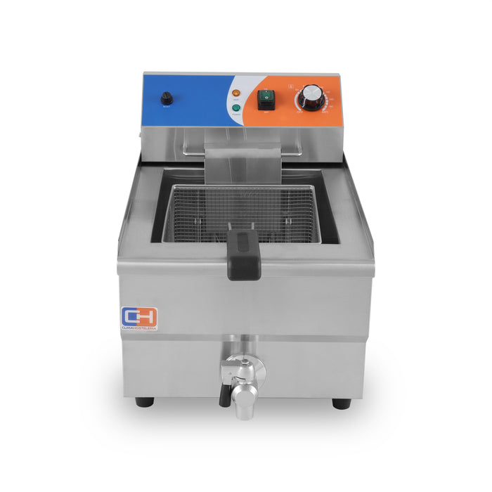 Freidora eléctrica 12 litros con grifo EF-161V