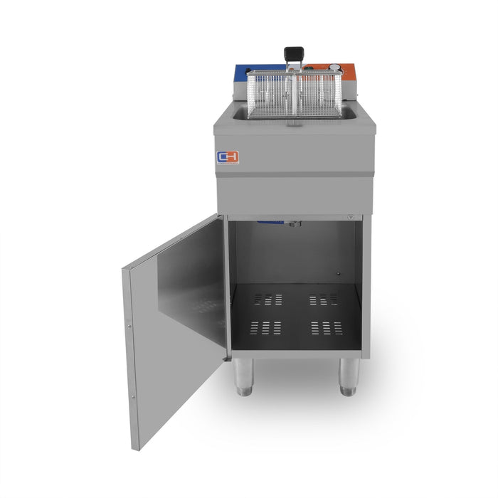 Freidora eléctrica 14 litros con mueble EF - 161VC - FrigeriaHosteleria.com