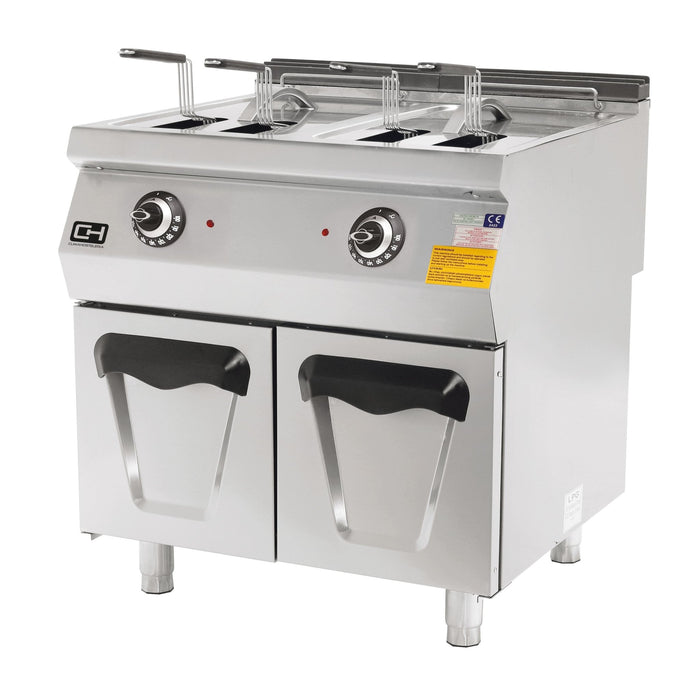 Freidora eléctrica 24+24 litros 800x900x850h mm EMPPLS9FE020 - FrigeriaHosteleria.com