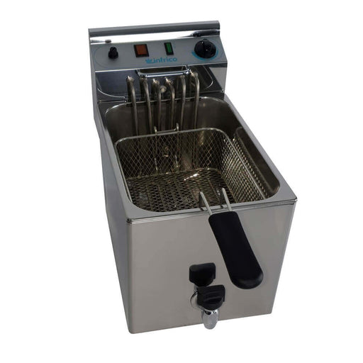 Freidora eléctrica con grifo 8 litros INFRICO FR8LG - FrigeriaHosteleria.com