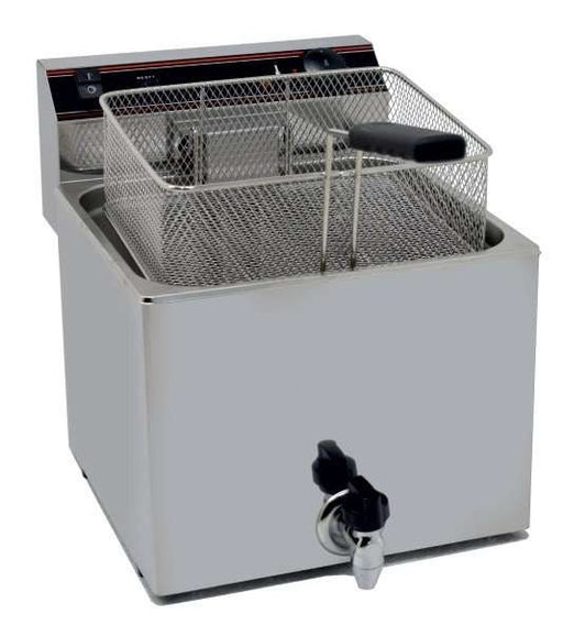 Freidora eléctrica trifásica 12 litros con grifo EVO12GTR - FrigeriaHosteleria.com