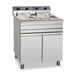 Freidora eléctrica trifásica 2 cubas 20+20 litros con mueble EF25+25S STAND ALONE - FrigeriaHosteleria.com