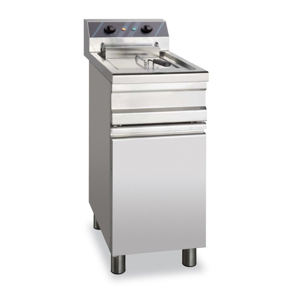 Freidora eléctrica trifásica 20 litros con mueble EF25S STAND ALONE - FrigeriaHosteleria.com