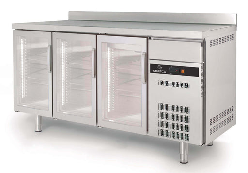 Frente mostrador refrigerado puerta cristal CORECO S - Line FSRV - S - FrigeriaHosteleria.com