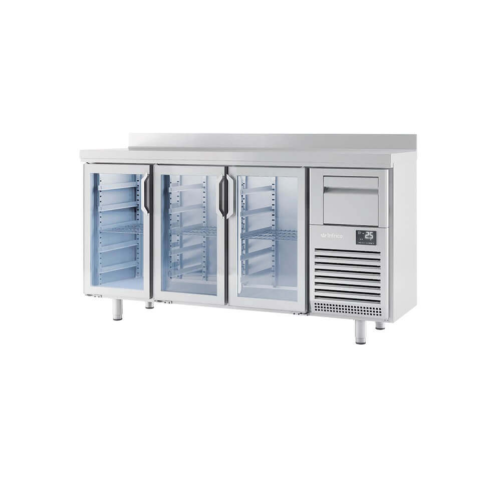Frente mostrador refrigerado puertas cristal INFRICO FMPP - CR - FrigeriaHosteleria.com