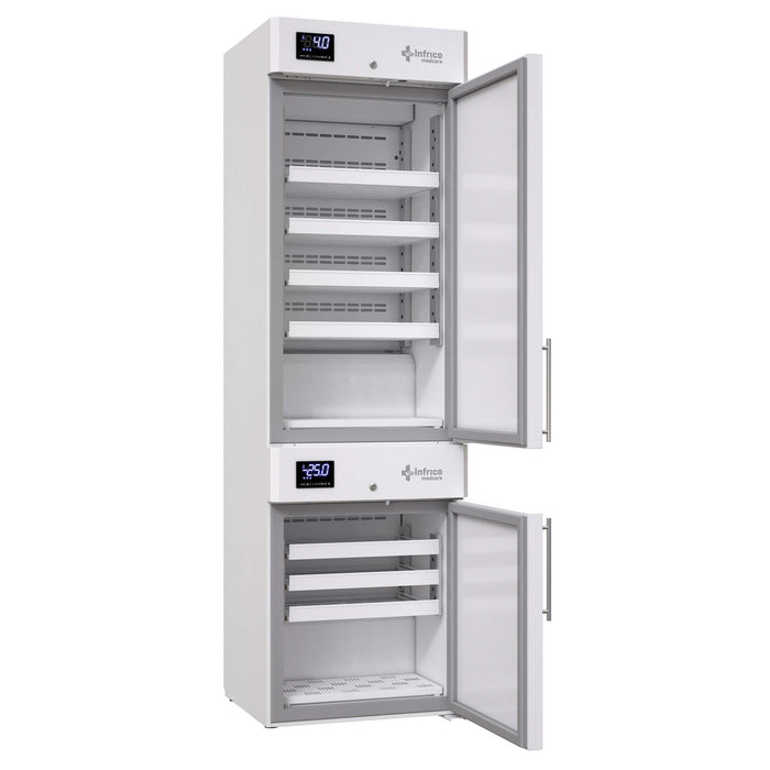 Frigorífico y congelador vertical laboratorio 500 litros INFRICO Lab Care LERF40S