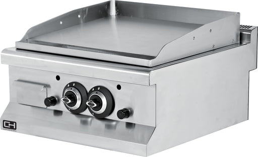 Fry top a gas sobremesa acero rectificado liso 12 mm 600x635x285h mm EMP6IG020 - FrigeriaHosteleria.com