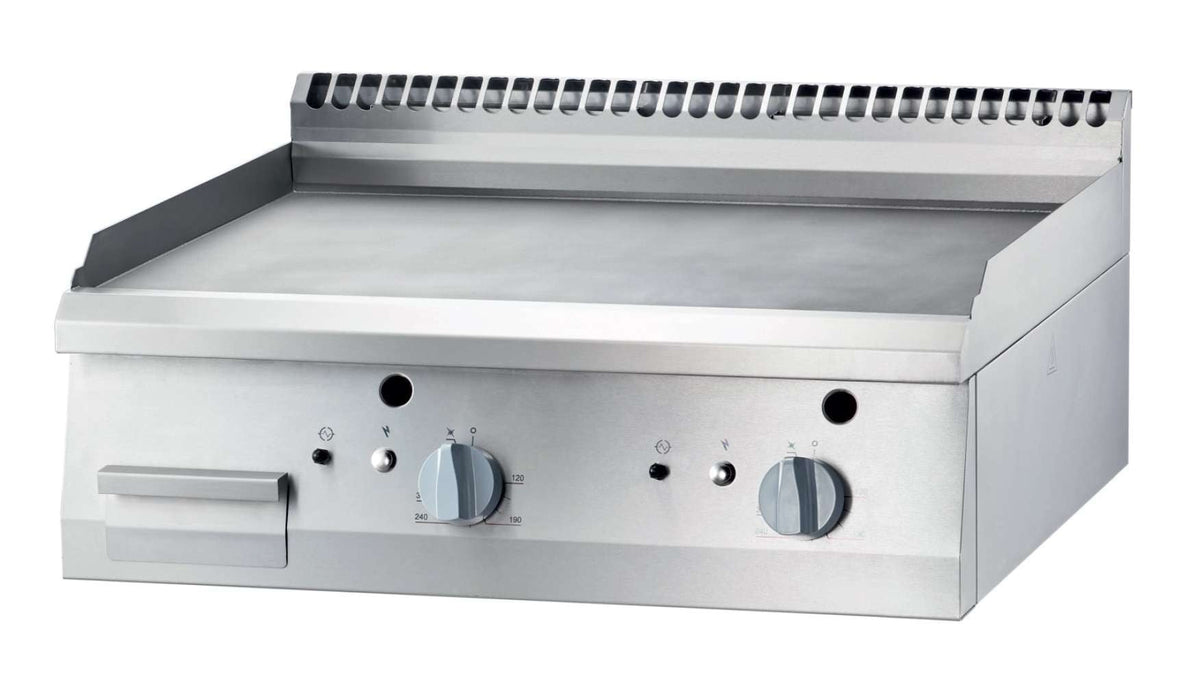 Fry top a gas sobremesa placa lisa ancho 40 fondo 70 Varsovia 9730130 - FrigeriaHosteleria.com