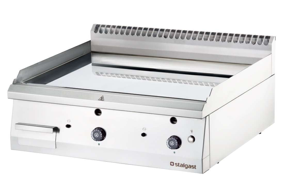 Fry top a gas sobremesa placa lisa ancho 80 fondo 70 9737130 - FrigeriaHosteleria.com