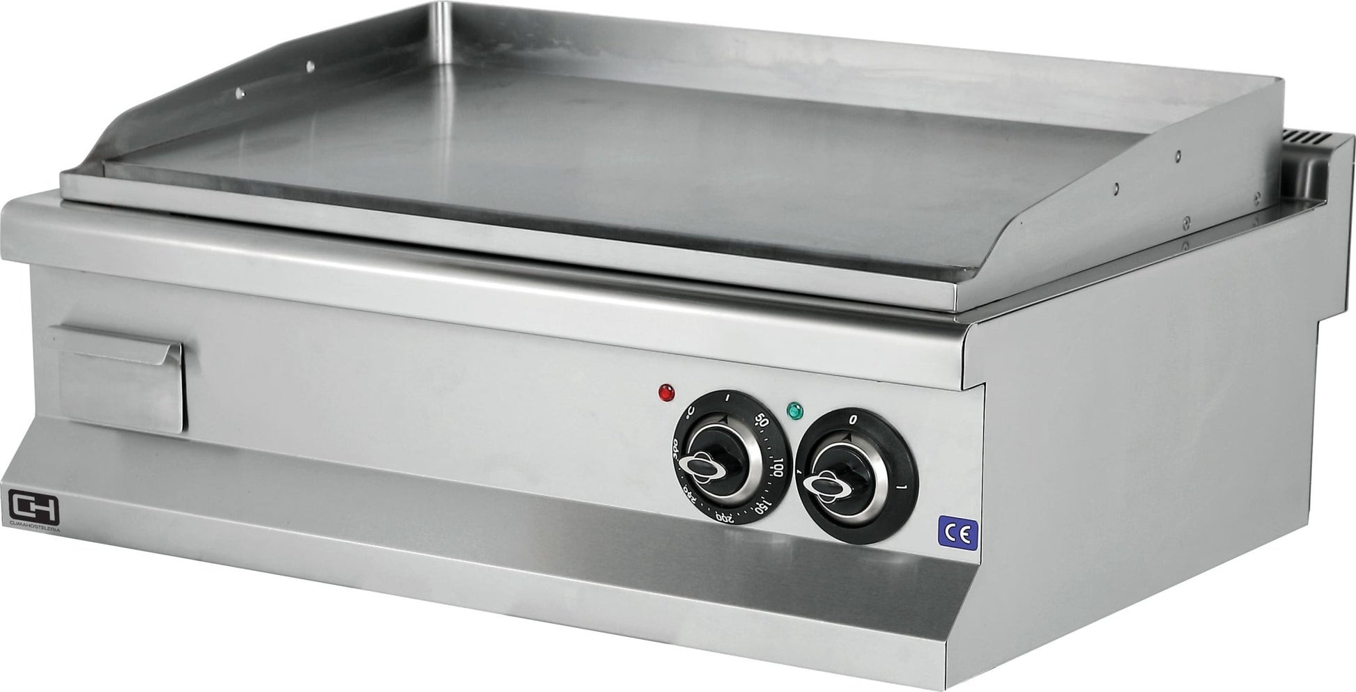 Fry top eléctrico sobremesa acero liso rectificado 12 mm 90x60 EMP6IE030 - FrigeriaHosteleria.com