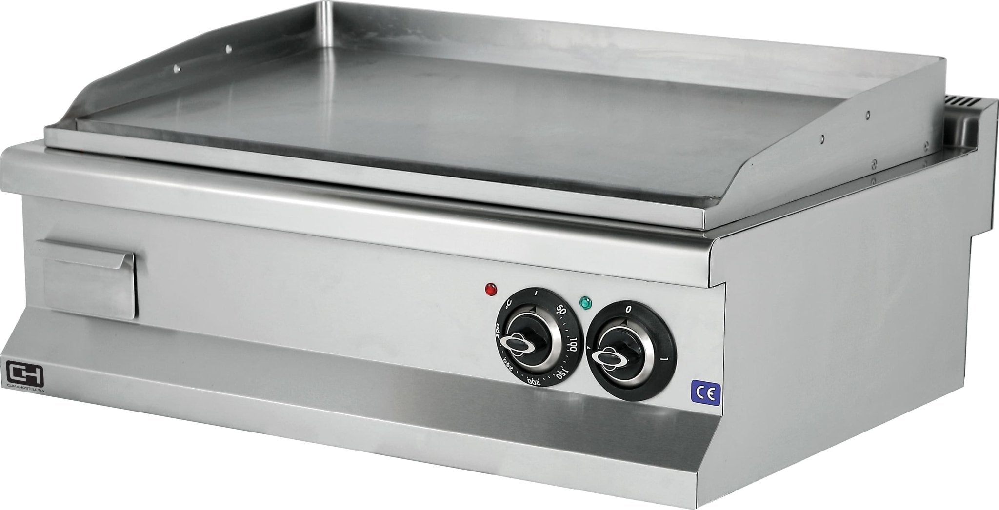 Fry top eléctrico sobremesa acero liso rectificado 12 mm 90x60 EMP6IE030 - FrigeriaHosteleria.com