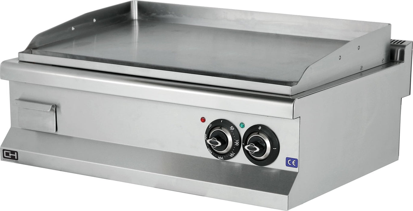 Fry top eléctrico sobremesa acero liso rectificado 12 mm 90x60 EMP6IE030 - FrigeriaHosteleria.com