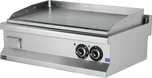 Fry top eléctrico sobremesa acero liso rectificado 12 mm 90x60 EMP6IE030 - FrigeriaHosteleria.com