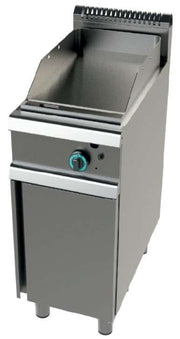 Fry tops a gas acero laminado placa lisa con mueble Serie 700 JUNEX con medidas 400x730x900h mm FT7N00L - FrigeriaHosteleria.com