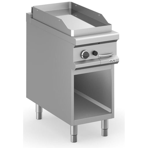 Frytop a gas con mueble placa lisa cromo duro 40x90 cm MFTG94ALC MAGISTRA PLUS 900 - FrigeriaHosteleria.com