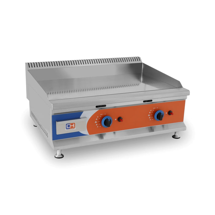 Frytop a gas cromo duro ancho 80 GG - 750D - FrigeriaHosteleria.com