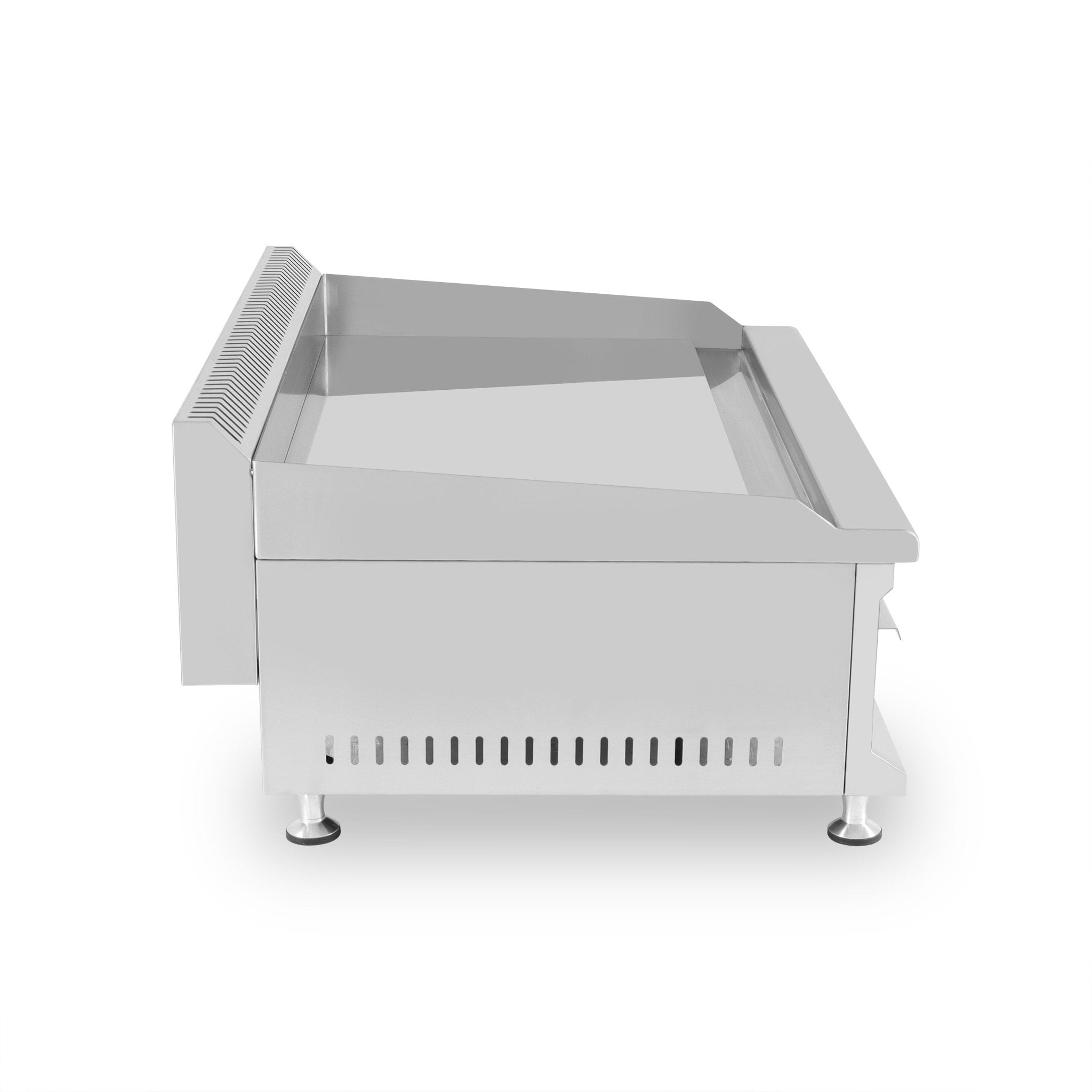 Frytop a gas cromo duro ancho 80 GG - 750D - FrigeriaHosteleria.com