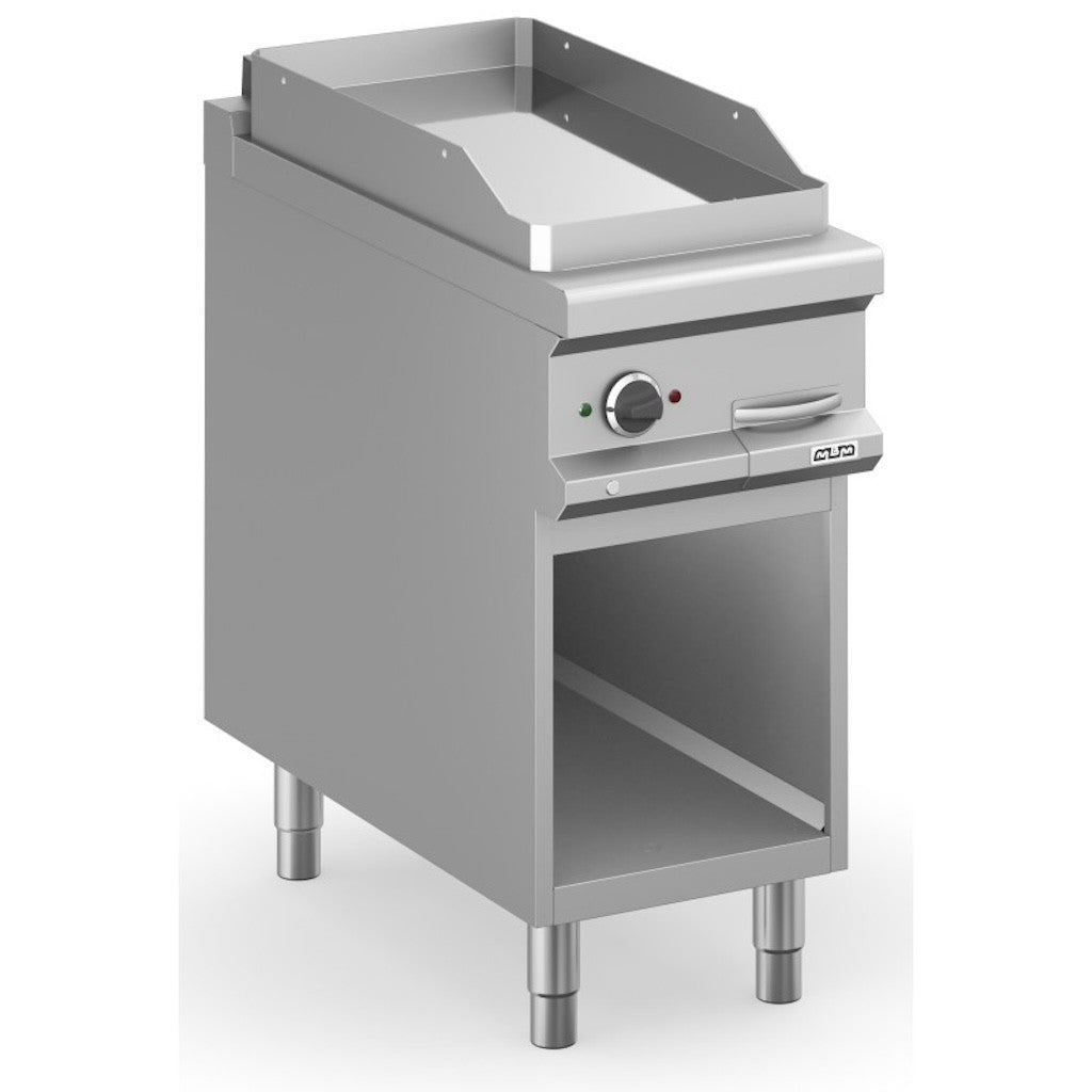 Frytop eléctrico 40x90 cm placa lisa cromo duro con mueble MFTE94ALC MAGISTRA PLUS 900 - FrigeriaHosteleria.com