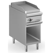 Frytop eléctrico 40x90 cm placa ranurada acero rectificado con mueble MFTE94AR MAGISTRA PLUS 900 - FrigeriaHosteleria.com