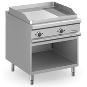 Frytop eléctrico 80x90 cm placa lisa - ranurada acero rectificado con mueble MFTE98ALR MAGISTRA PLUS 900 - FrigeriaHosteleria.com