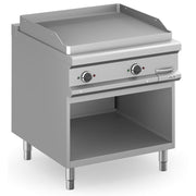 Frytop eléctrico 80x90 cm placa ranurada acero rectificado con mueble MFTE98AR MAGISTRA PLUS 900 - FrigeriaHosteleria.com