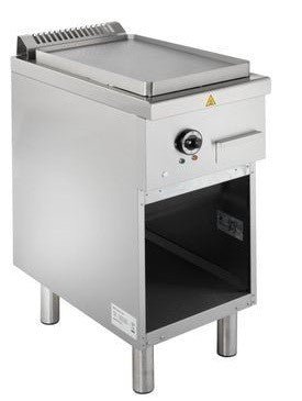 Frytop Eléctrico Acero Rectificado 40 cm con Mueble Potencia 4kW ELFTE74ALF START LINE - FrigeriaHosteleria.com