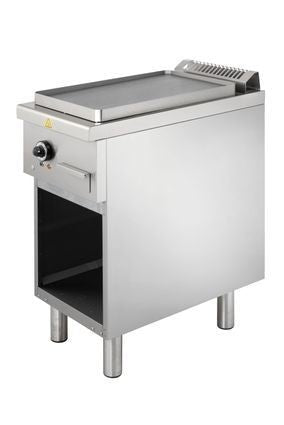 Frytop Eléctrico Acero Rectificado 40 cm con Mueble Potencia 4kW ELFTE74ALF START LINE - FrigeriaHosteleria.com