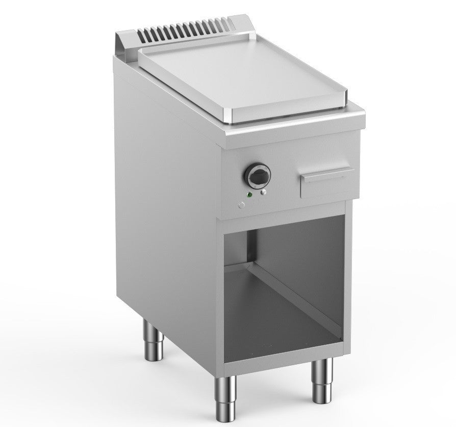 Frytop Eléctrico Acero Rectificado 40 cm con Mueble Potencia 4kW ELFTE74ALF START LINE - FrigeriaHosteleria.com