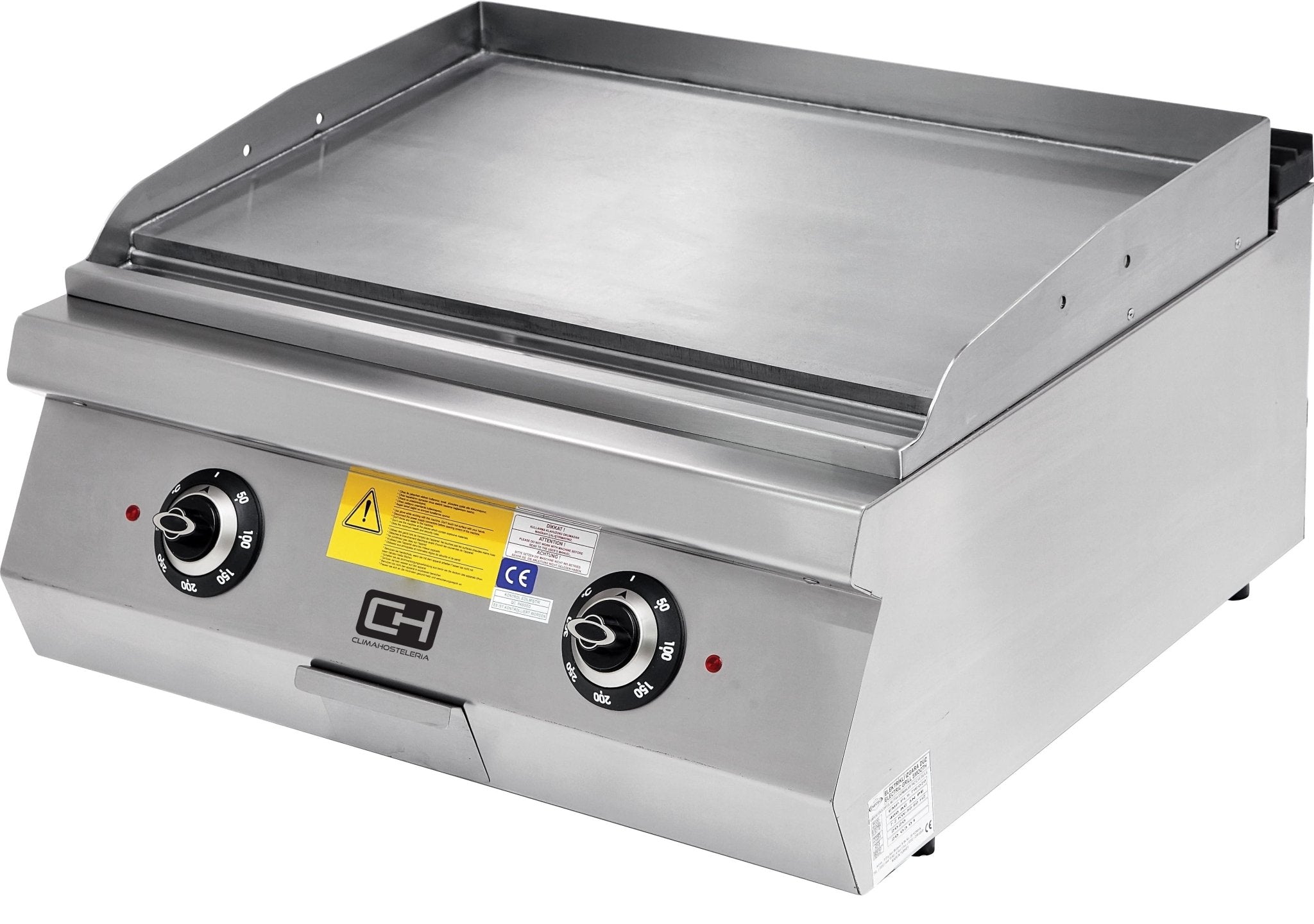 Frytop eléctrico sobremesa acero rectificado 800x900x300h mm EMPPLS9IE020 - FrigeriaHosteleria.com