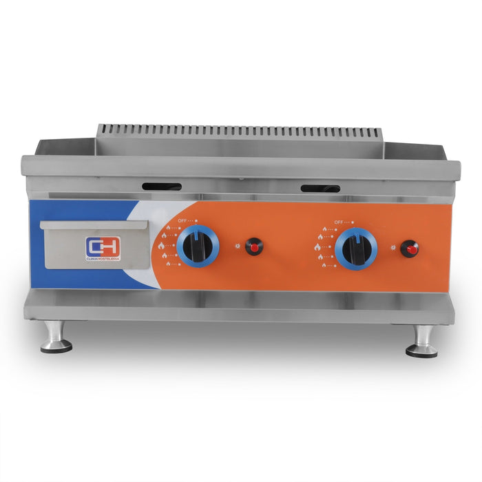 Frytops a gas acero rectificado ancho 66 GG - 600 - FrigeriaHosteleria.com