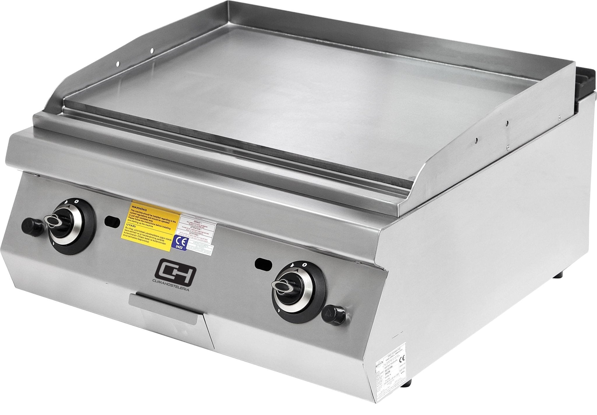 Frytops a Gas Cromo Duro Sobremesa 17,34 kW 800x730x300h mm EMPPLS7IG020K Línea 700 Estambul - FrigeriaHosteleria.com