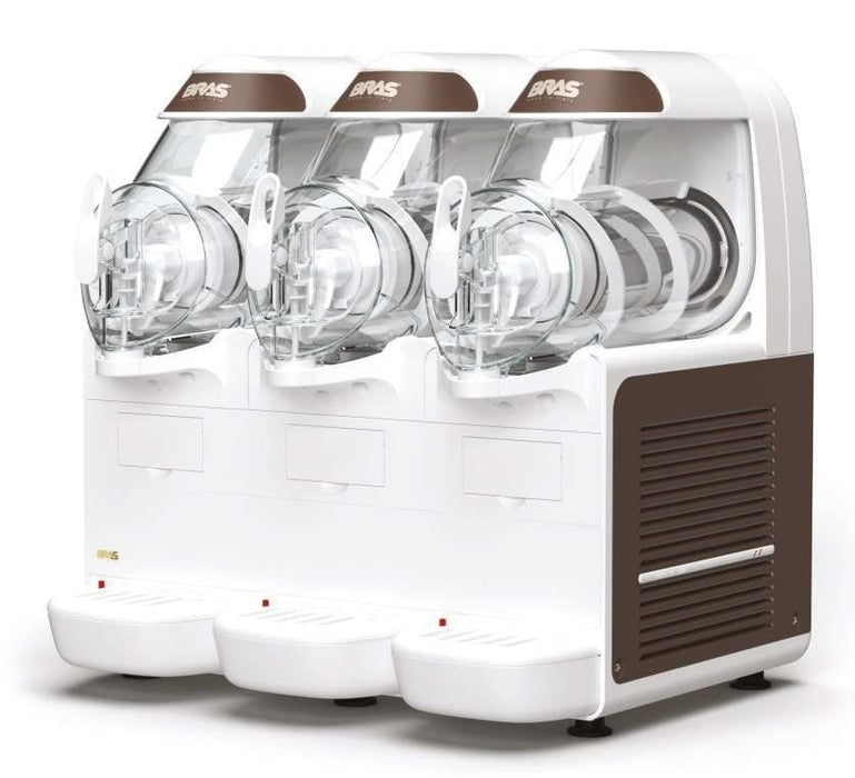 Granizadora 3 cubas de 6+6+6 litros BRASS B - FROZEN 6 - 3 SMART - FrigeriaHosteleria.com