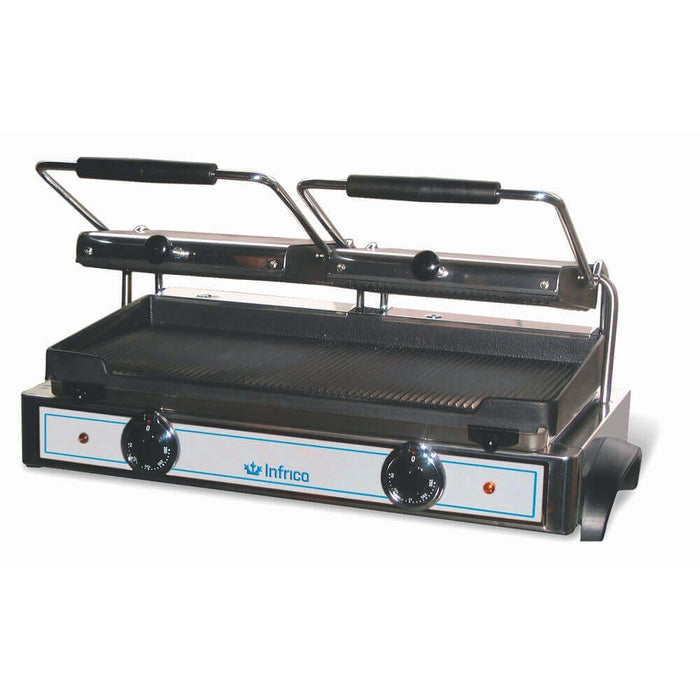 Grill eléctrico doble placa lisa INFRICO GR82LTL - FrigeriaHosteleria.com