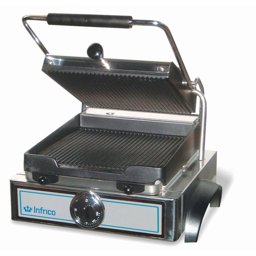 Grill eléctrico placa acanalada y lisa INFRICO GR41L - FrigeriaHosteleria.com