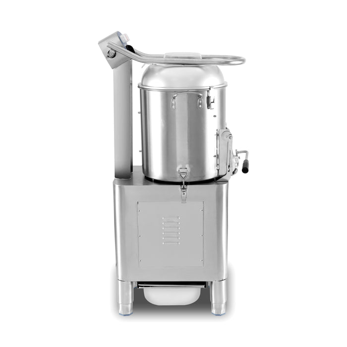 Peladora de patatas de 15 Kg con producción 165 Kg/h PP-15