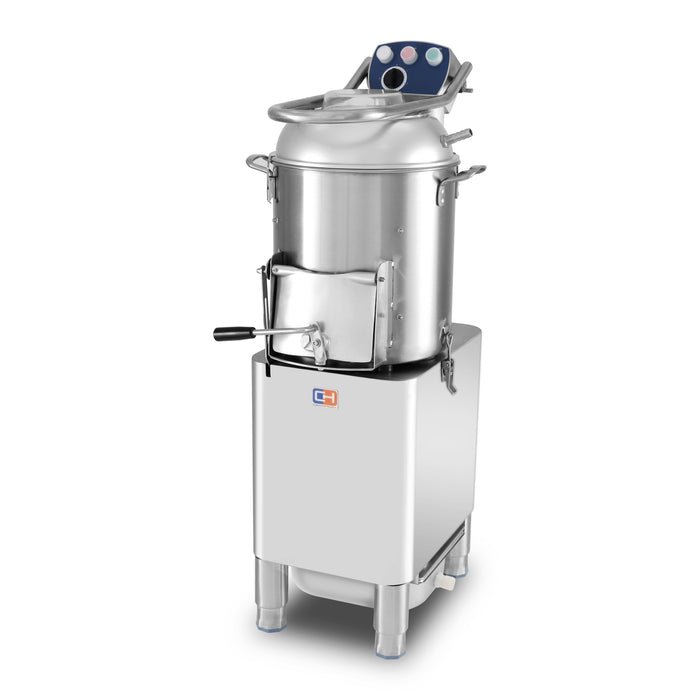 Peladora de patatas de 15 Kg con producción 165 Kg/h PP-15
