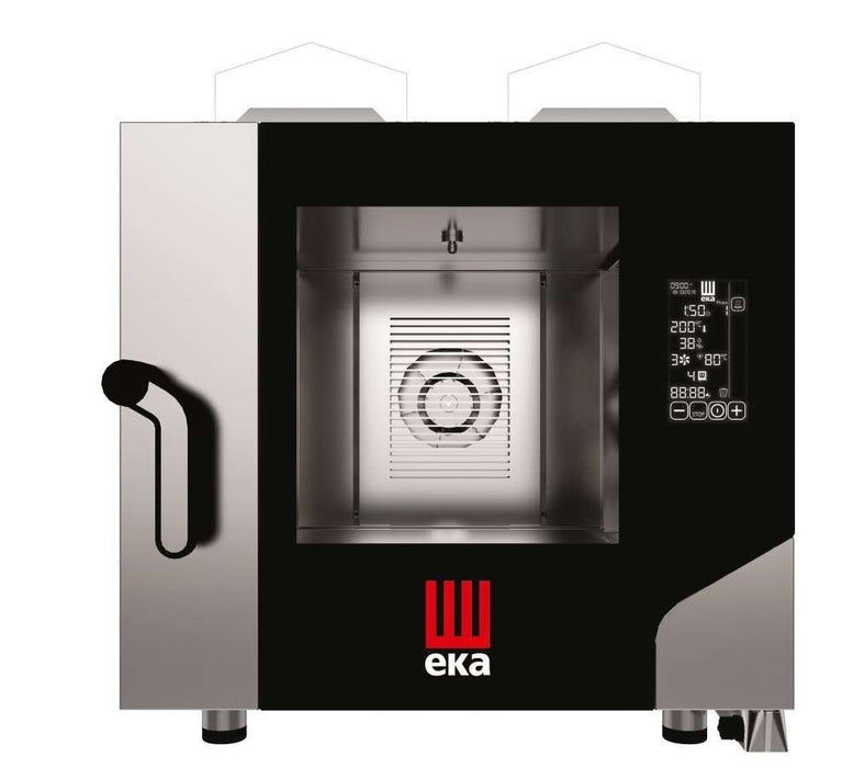 Horno a gas convección Gastronomía 5 bandejas GN1/1 MILLENIAL BLACK MASK MKF511GBM - FrigeriaHosteleria.com
