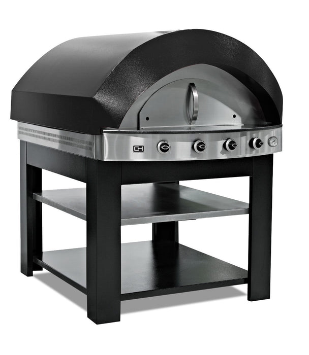 Horno de Pizza a Gas con Base de Piedra 750x800 mm PLFPLSD4 Línea Estambul - FrigeriaHosteleria.com