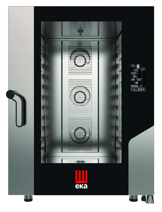 Horno eléctrico 10 bandejas GN2/1 EKA MILLENIAL BLACK MASK MKF1021BM - FrigeriaHosteleria.com