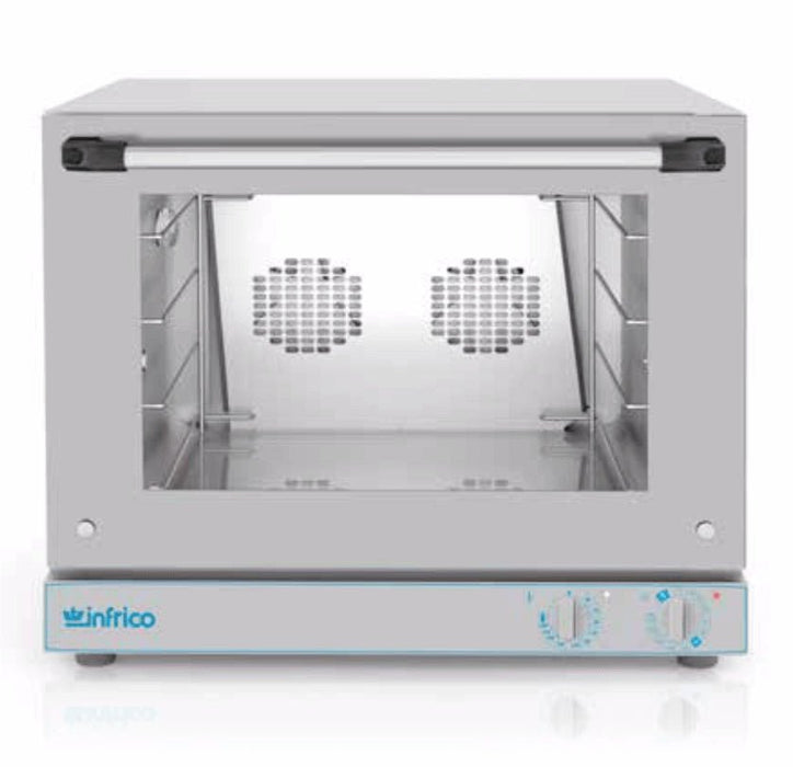 Horno eléctrico 4 bandejas INFRICO HE304 - FrigeriaHosteleria.com