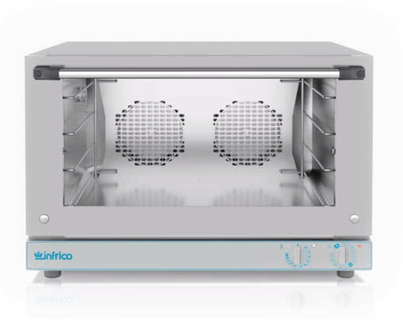 Horno eléctrico 4 parrillas 60x40 INFRICO HE604 PLUS - FrigeriaHosteleria.com