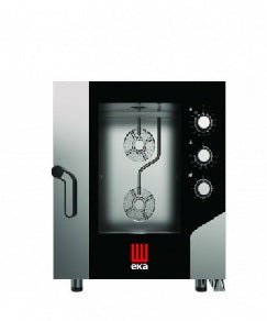 Horno eléctrico 7 bandejas GN1/1 vapor directo EKA MKF711S - FrigeriaHosteleria.com