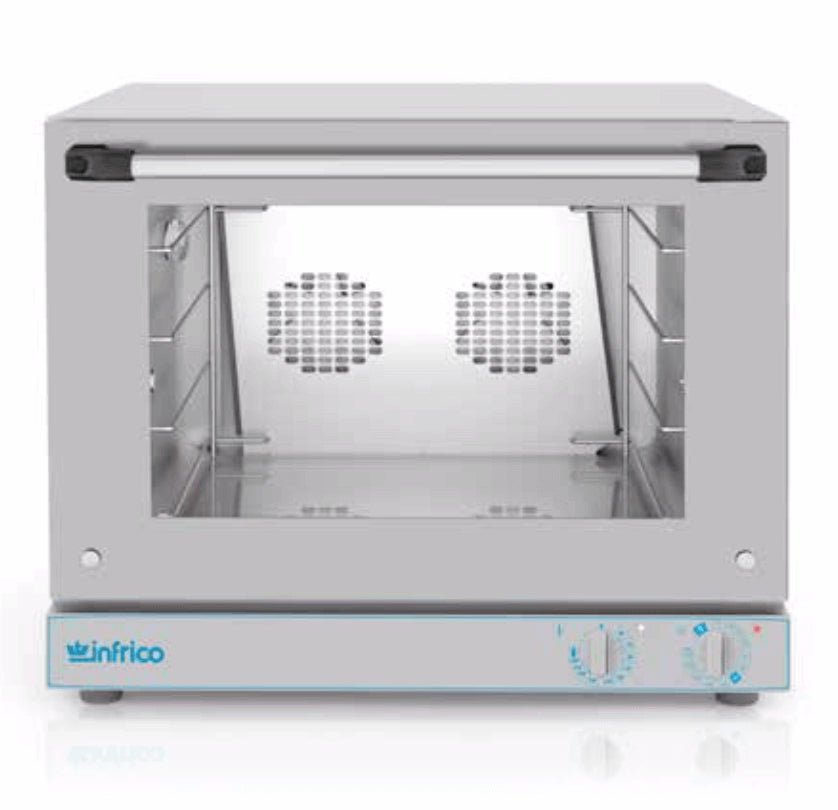 Horno eléctrico panadería 4 bandejas INFRICO HE424 - FrigeriaHosteleria.com