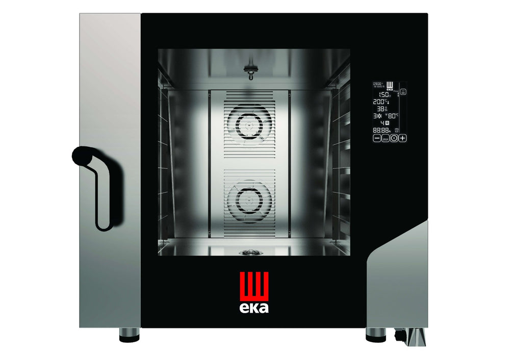 Horno eléctrico Pastelería/Panadería 6 bandejas 60x40 EKA MILLENIAL BLACK MASK MKF664BM - FrigeriaHosteleria.com