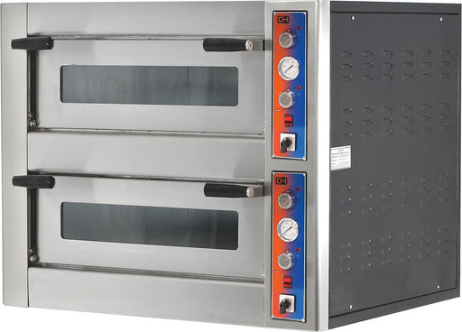 Horno pizza eléctrico capacidad 6+6 pizzas diámetro 30 cm EMP6+6 - FrigeriaHosteleria.com