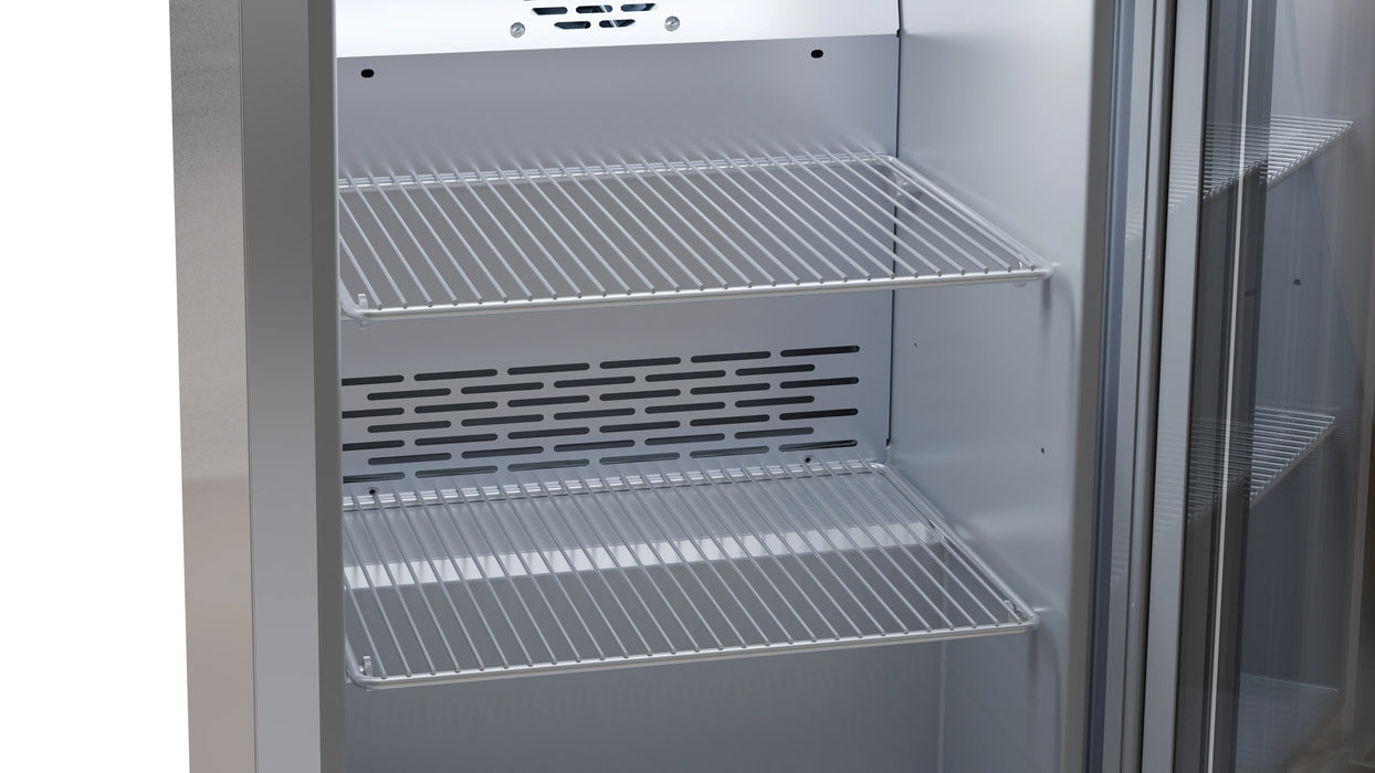 LIEBHERR Expositor Refrigerado Inox sobre mostrador con enfriamiento por circulación de aire 44 Litros FKv 503